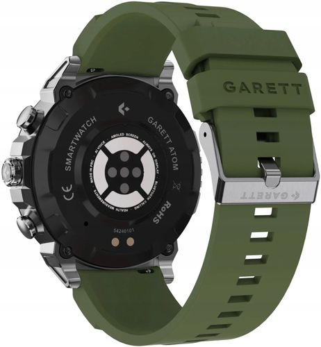 Smartwatch GARETT Atom Stalowy Srebrny na Arena.pl