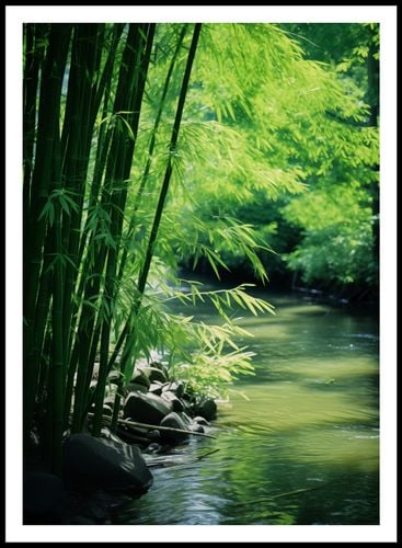 Plakat 64x90cm Spokój Bambusów na Arena.pl