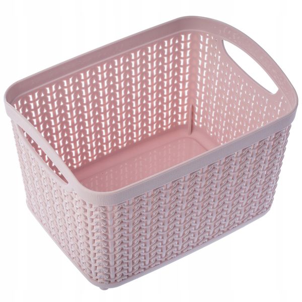 KOSZYK POJEMNIK PUDEŁKO PLASTIK KOSZ 3,3L KOLORY zdjęcie 2