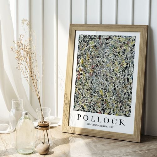 Plakat cyfrowy do wydruku pollock abstrakcja na Arena.pl