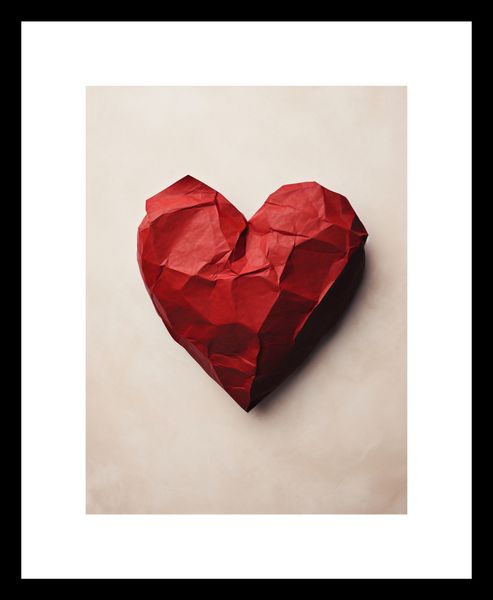 Plakat 15x20cm Kreślone Serce zdjęcie 3