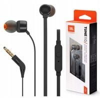JBL TUNE 110 SŁUCHAWKI DOUSZNE Z MIKROFONEM CZARNE