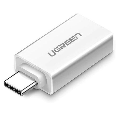 Adapter USB-A 3.0 do USB-C 3.1 UGREEN (biały) na Arena.pl