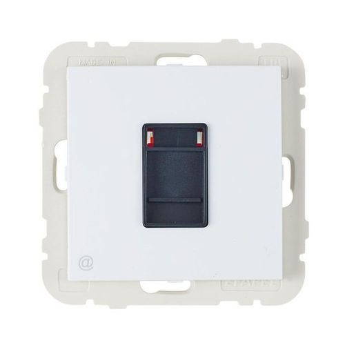 Efapel Logus90 gniazdo komputerowe pojedyncze kat. 6 UTP nieekarnowane biały 90455 KWBR na Arena.pl