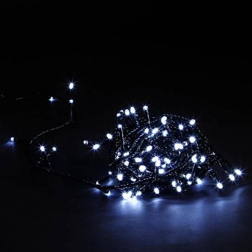 LAMPKI CHOINKOWE ŚWIATEŁKA 200 LED BIAŁY ZIMNY ZEWNĘTRZNE WEWNĘTRZNE FLASH na Arena.pl