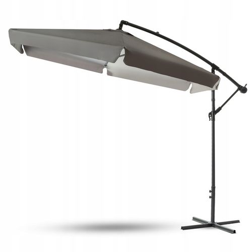 PARASOL OGRODOWY 3.5 M SKŁADANY WERONA DUŻY SZARY na Arena.pl