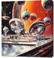 Obraz 90x100cm Orkiestra Sfer