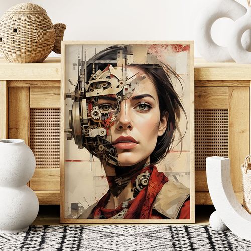 Plakat portret maszyna 30x40 cm na Arena.pl