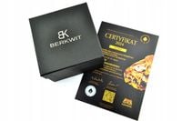 NASZYJNIK KONIAKOWY FASOLKA BURSZTYN