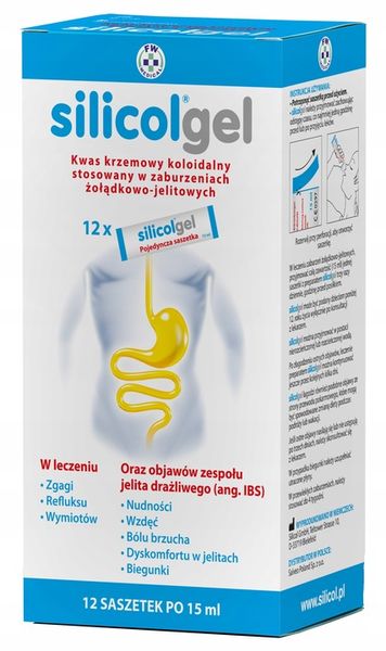 SILICOLGEL ŻEL NA REFLUKS, ZGAGĘ, IBS 12X15 ML zdjęcie 1