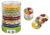 SUSZARKA XXL DO GRZYBÓW, OWOCÓW, ZIÓŁ, 12 SIT, REGULACJA TEMPERATURY