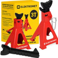 PODPORY SAMOCHODOWE 3T KOBYŁKI WARSZTATOWE PODSTAWKI STOJAKI KOZIOŁKI 2SZT.