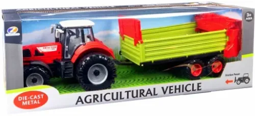 Duży Traktor z Przyczepą Ciągnik NAPĘD Ruchome elementy na Arena.pl