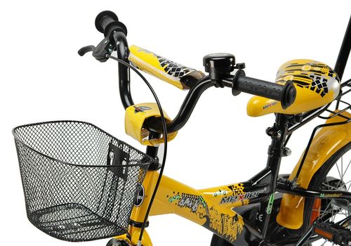 Rower 16 MEXLLER BMX żółt/czar. + koszyk na Arena.pl