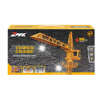 Dźwig R/C 99 cm Tower Crane sterowany pilotem ze światłem