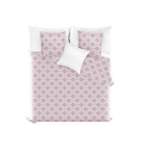 Narzuta dekoracyjna CLOVER 220x240 pikowana pudrowa