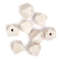 drewniane koraliki geometryczne 20 mm 8 szt.0305