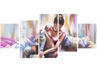 70CM 150CM OBRAZ 5 ELEM TANCERKA ŚCIENNY