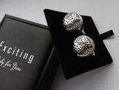 Męskie spinki do mankietów EXC Koniczynka Alfa Romeo w Etui na prezent