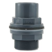Przelot przez szkło klejony 40mm  (śrubunek KW/KZ/GZ)