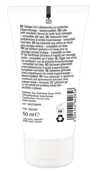 żel do masażu lick it! truskawkowy 50 ml zdjęcie 4