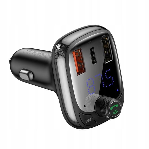 Transmiter FM BASEUS T Typed Bluetooth zdjęcie 5