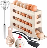 BLOOOK Zestaw Akcesoriów Kuchennych z Pojemnikiem na Jajka