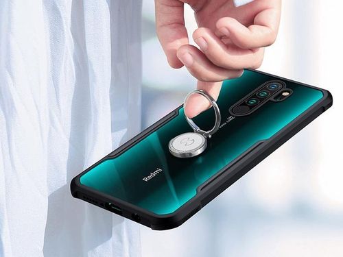 Etui Ring Holder Clear Armor XUNDD do Redmi Note 8 Pro czarne na Arena.pl