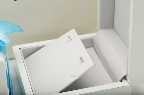 Emaga Złote kolczyki KXD2555 - Diament na Arena.pl