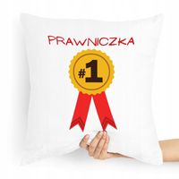 Poduszka Prezent Dla Prawnika Prawniczka Na Medal Z Nadrukiem Ze Zdjęciem