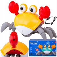 INTERAKTYWNA UCIEKAJĄCA pełzająca ZABAWKA dla dzieci TAŃCZĄCY KRABIK KRAB