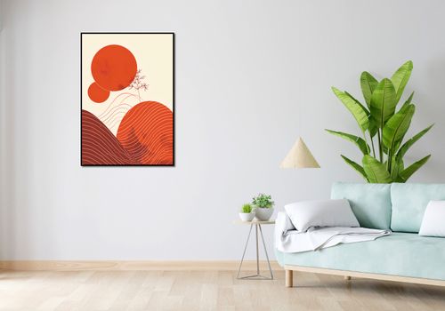 Plakat 70x100cm Ciepło Czerwieni na Arena.pl
