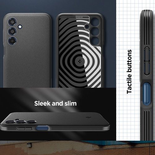 spigen essential sandblast galaxy m35 5g matte black na Arena.pl