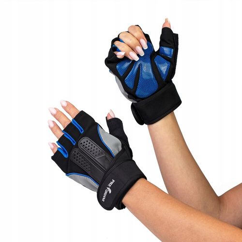 RĘKAWICZKI TRENINGOWE SIŁOWNIĘ RĘKAWICE ĆWICZEŃ SIŁOWYCH MĘSKIE DAMSKIE M na Arena.pl