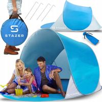 AUTOMATYCZNY NAMIOT PLAŻOWY NA PLAŻĘ SAMOROZKŁADAJĄCY POPUP 192x120x86 CM