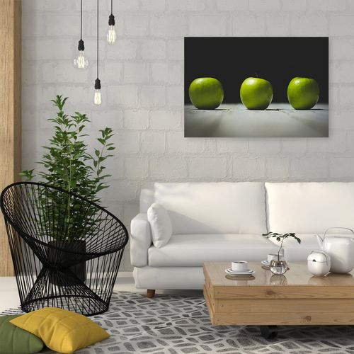 Deco Panel, Trzy zielone jabłka 60x40 na Arena.pl