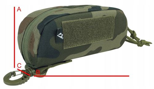 ETUI NA OKULARY TWARDE KIESZEŃ MOLLE DOMINATOR Z KARABIŃCZYKIEM MORO na Arena.pl