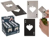 Metalowy Otwieracz do Butelek - Czarny AS Pik