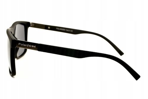 OKULARY NERDY PRZECIWSŁONECZNE POLARYZACYJNE UV KLASYCZNE CZARNE Z ETUI na Arena.pl