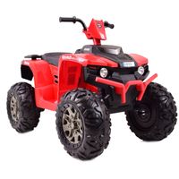 DUŻY QUAD NA AKUMULATOR, MIĘKKIE SIEDZENIE, MIĘKKIE KOŁA CH9955