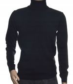 Sweter męski z golfem golf wełniany z wełny XXL 2XL