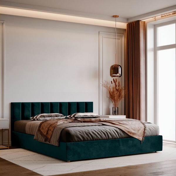 Panel Tapicerowany Ścienny Turkusowy 60cm x 15cm zdjęcie 4