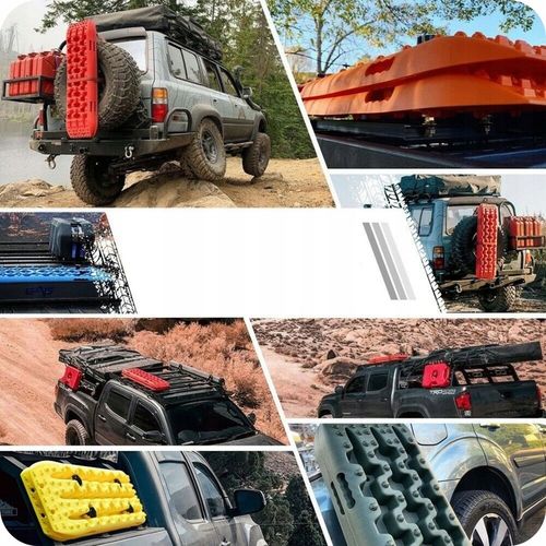 Trapy Piaskowe Do Terenówki OFF-ROAD 4x4 Śnieg Błoto Zestaw 2 szt. z Torbą na Arena.pl