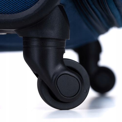 Walizka podróżna ŚREDNIA bagaż na kółkach miękka pojemna materiałowa KOLORY na Arena.pl