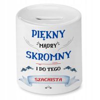 Skarbonka Dla Szachisty Na Urodziny Prezent Z Nadrukiem Ze Zdjęciem