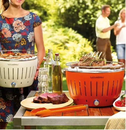 GRILL OGRODOWY WĘGLOWY BEZDYMNY LOTUS PRZENOŚNY STANDARD TORBA OCHRONNA zdjęcie 7