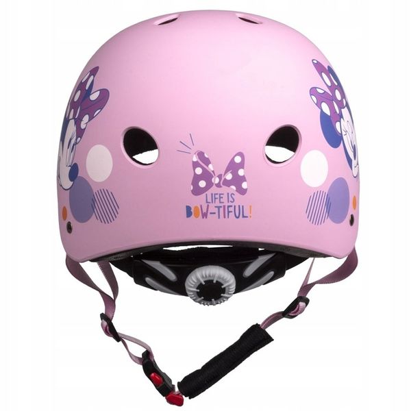 KASK SPORTOWY DLA DZIECI ROWEROWY DZIECIĘCY REGULOWANY MYSZKA MINNIE 52-56 zdjęcie 13