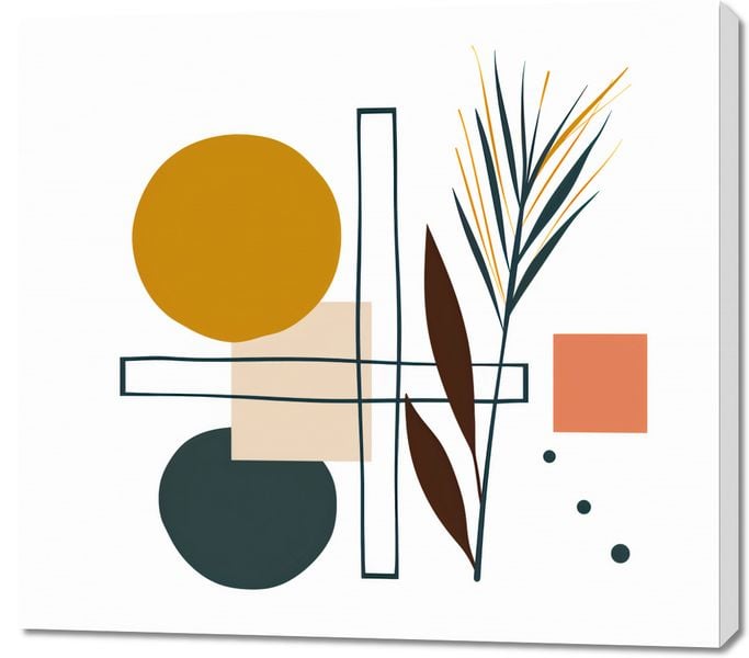 Obraz 100x90cm Ogród Symetryczny zdjęcie 1