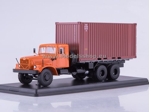 SSM KRAZ-257B1 Container Truck (orange) na Arena.pl