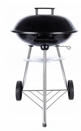 GRILL BBQ OKRĄGŁY CHROMOWANY RUSZT zdjęcie 2
